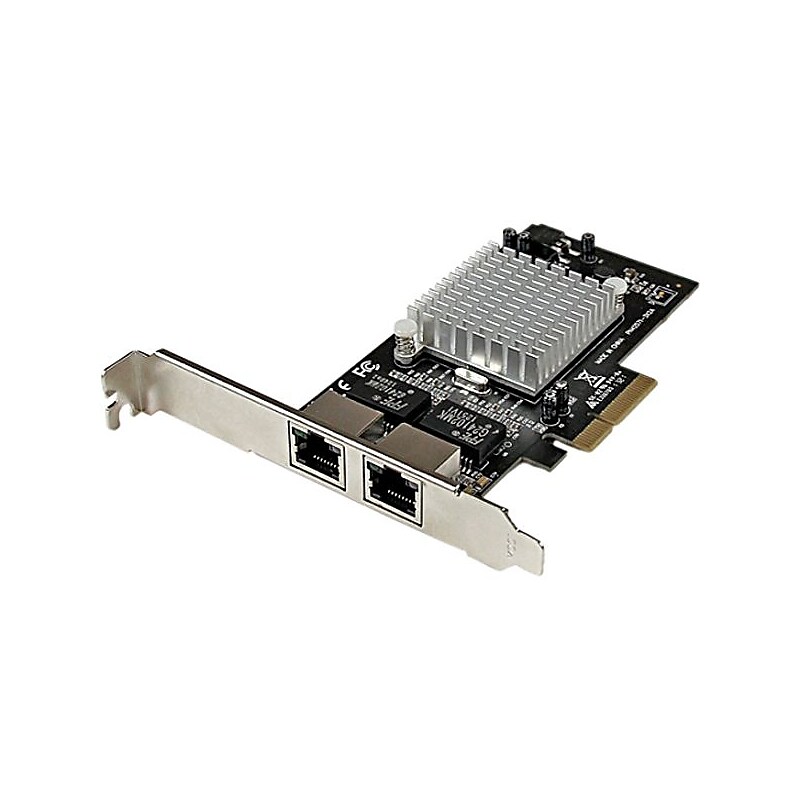 StarTech ST2000SPEXI 2-Port Gigabit Ethernet Server Adapter Network Card image 1