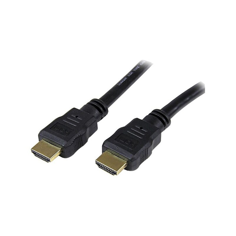 StarTech 4.9' HDMI to HDMI Male High Speed HDMI Cable, Black image 1