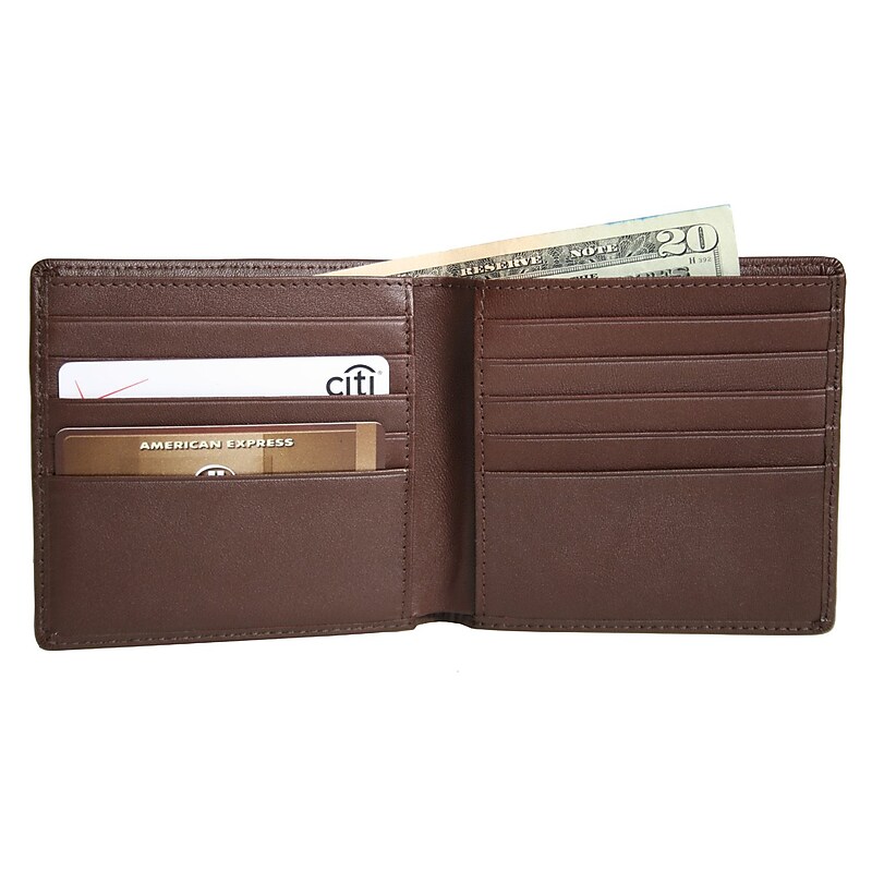 Royce Leather Hipster Wallet, Coco image 1
