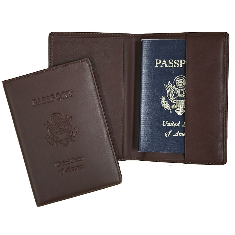 Royce Leather Debossed Passport Holder, Coco (204-COCO-5) image 1