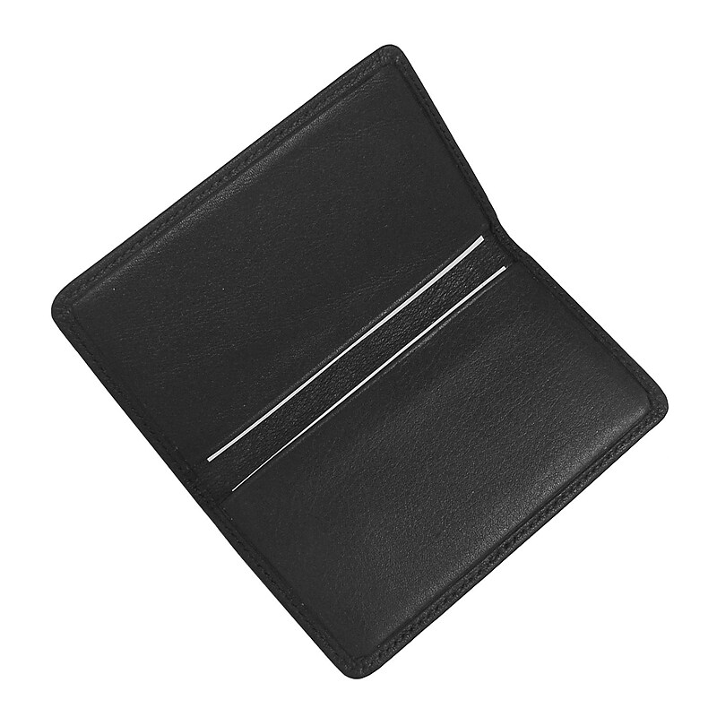 Royce Leather Business Card Case, Black image 1