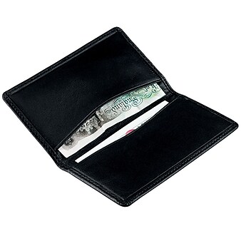 Royce Leather International Card Holder, Black