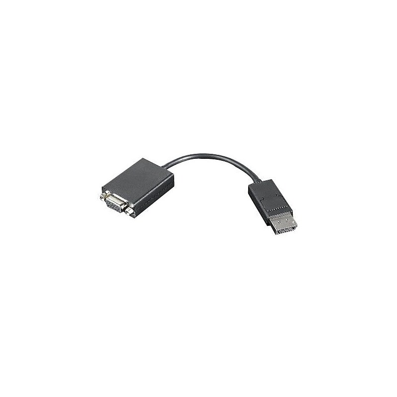 Lenovo 57Y4393 7.8" DisplayPort to VGA Adapter Cable image 1