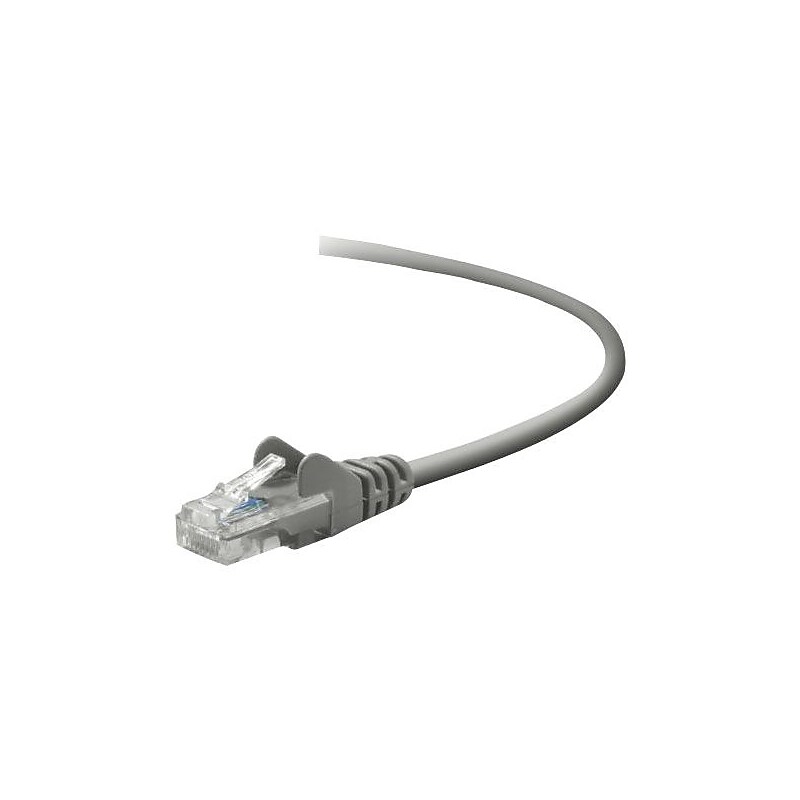 Belkin A3L791-05-S 5' CAT-5e RJ-45 Snagless Patch Cable, Gray image 1
