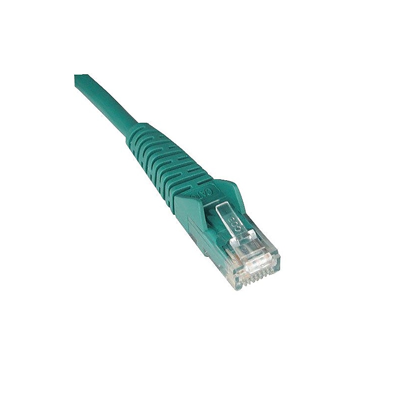 Tripp Lite N201-006-GN 6' CAT-6 Gigabit Snagless Molded Patch Cable; Green image 1