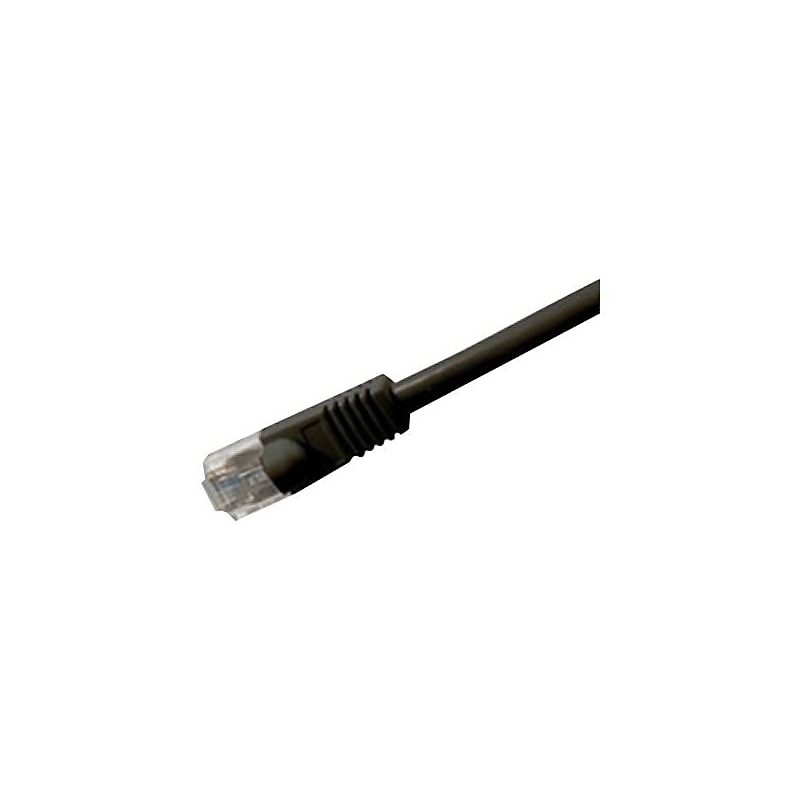 Comprehensive CAT-6-100BLK 100' CAT-6 Snagless Patch Cable, Black image 1