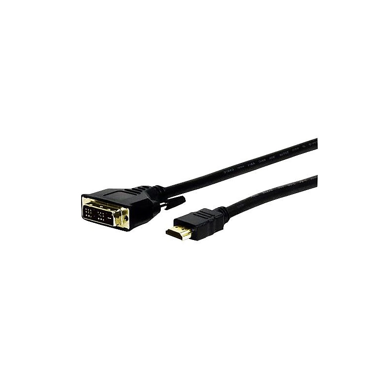 Comprehensive HD-DVI-10ST 10 ft. HDMI to DVI Cable, Black image 1