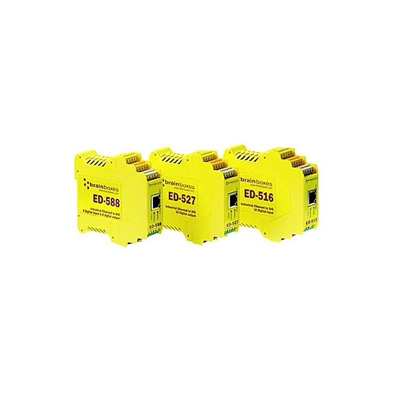 Brainboxes ED-588 Ethernet to 8 DI + 8 DO Device Server image 1