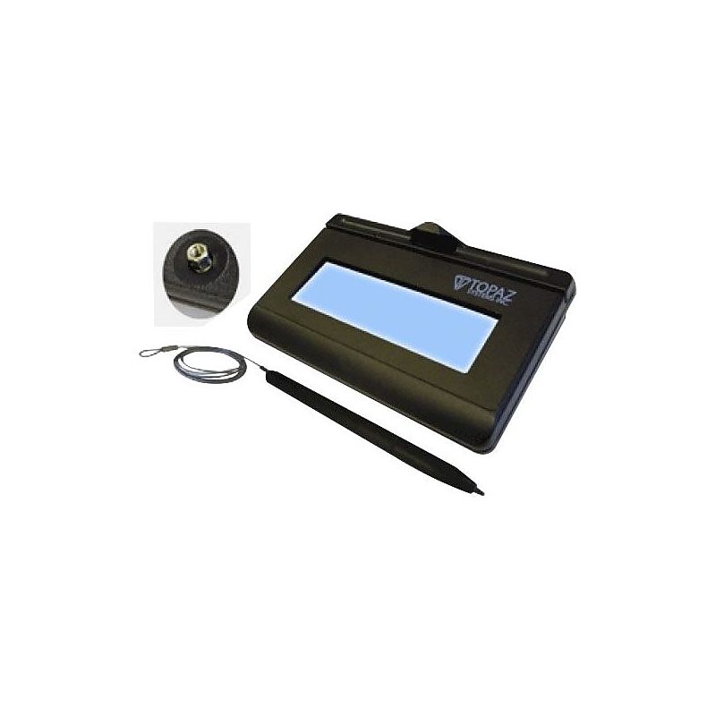 Topaz® KioskGem T-LBK462-KAB-R LCD Desk Mount Signature Pad image 1