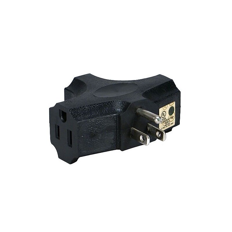 QVS® PA 3 Outlet 3-Prong Power Splitter image 1