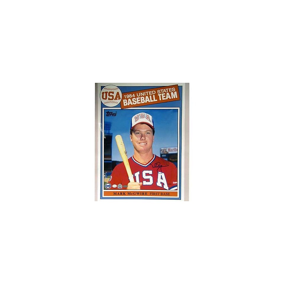 Steiner Sports Mark McGwire Topps USA Baseball Card Photograph