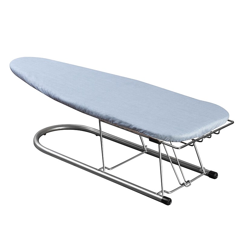 Household Essentials Table Top Ironing Board Cover and Pad, 12 1/2"W x 33"L, Blue (1209) image 1