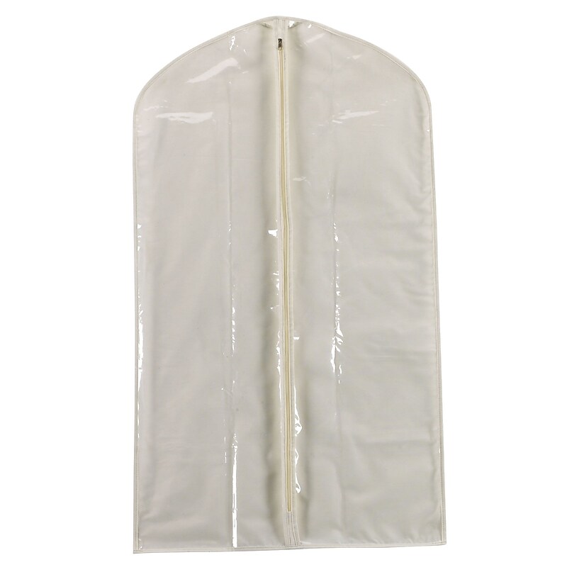 Household Essentials Canvas Suit Protector, Natural (311393) image 1