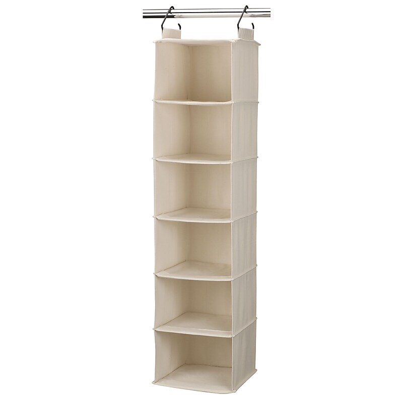 Household Essentials Cedarline Hanging Sweater Organizer With Shelf, Natural (3312-1) image 1