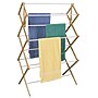 Household Essentials Expandable Wood Drying Rack, Brown/White (5005)~#|#~m000291215_sc7