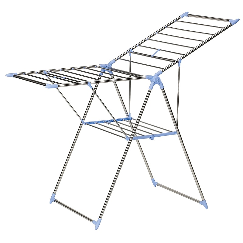 Household Essentials Expandable Stainless Steel Drying Rack, White (5022) image 1