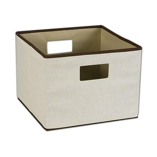 Shop Staples for Household Essentials® Storage Bin With Handle, Natural