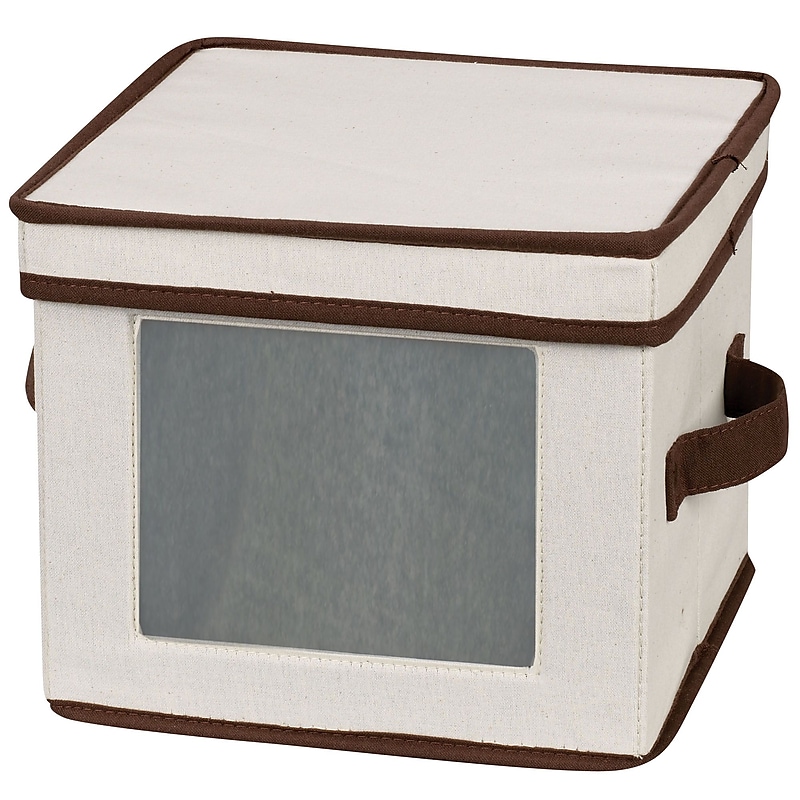 Household Essentials Storage Container, Fabric, Natural (532) image 1