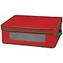 Household Essentials Holiday China Cup Chest, Red/Green (538RED)~#|#~m000291281_sc7