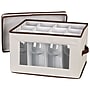 Household Essentials Stemware Balloon Storage Chest, Natural (542)~#|#~m000291291_sc7
