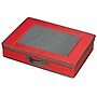 Household Essentials Holiday China Table Top Chest, Red/Green (545RED)~#|#~m000291302_sc7