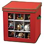 Household Essentials 27-Piece Ornament Storage Box, Red (552RED)~#|#~m000291311_sc7