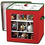 Household Essentials 27-Piece Ornament Storage Box, Red (552RED)~#|#~m000291312_sc7
