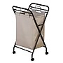 Household Essentials Collapsible Rolling Hamper, Polyester, Antique Bronze (7172)~#|#~m000291443_sc7