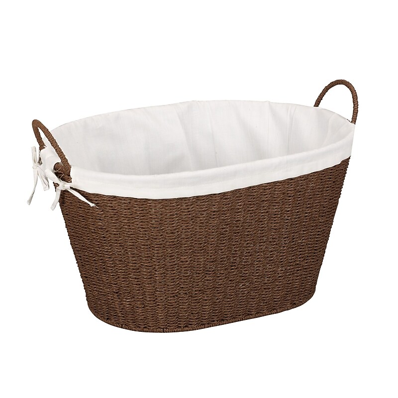 Household Essentials Paper Rope Laundry Basket With Liner & Handles (ML-7067) image 1