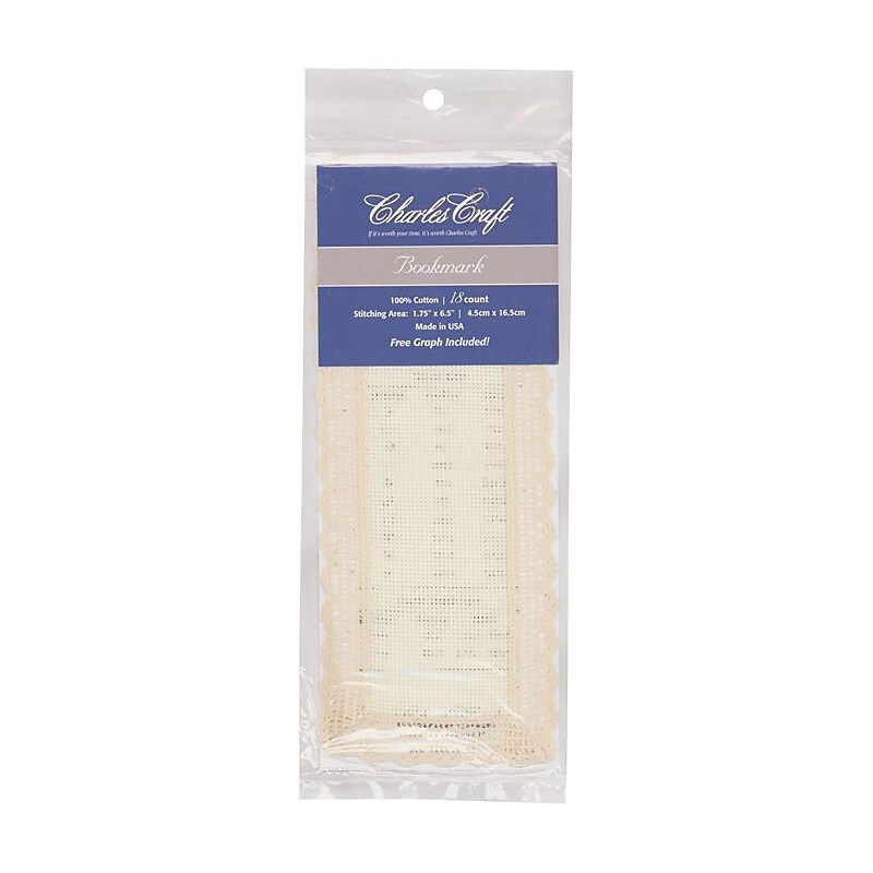 Lace-Edged Bookmark, Ivory image 1
