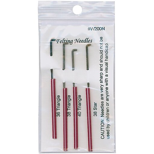 Shop Staples for Felting Needles, Size 36, 38 & 40 Triangle, Size 38 Star