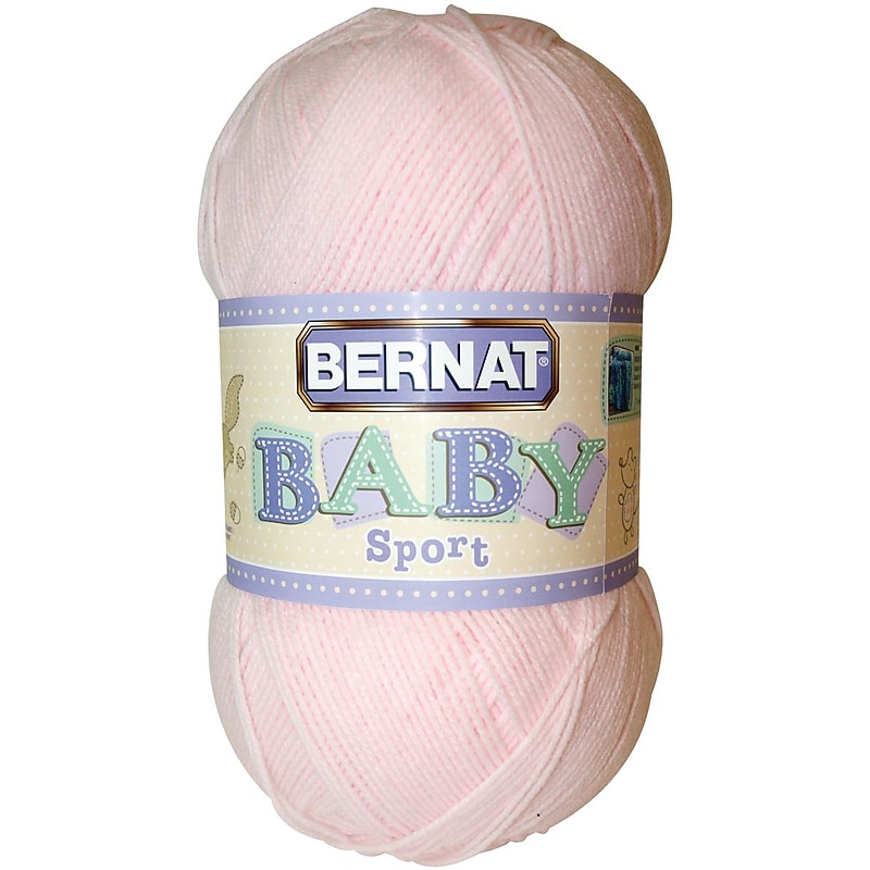 Baby Sport Big Ball Yarn, Solids, Baby Pink Marl image 1
