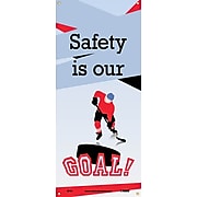 Safety Banners; Safety Is Our Goal, 60" X 26"
