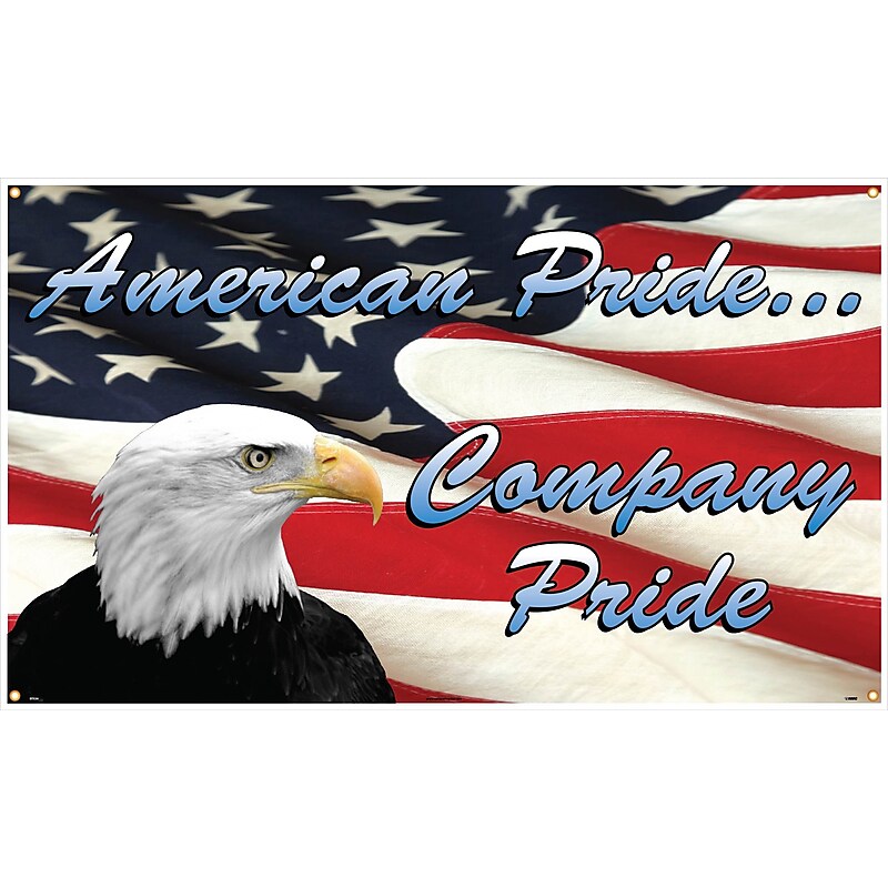 Safety Banners; American Pride Company Pride, 3Ft X 5Ft image 1
