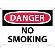 Danger Signs; No Smoking, 10X14, Fiberglass