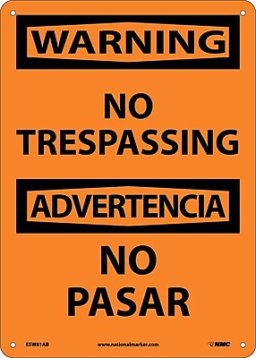 Private Property No Trespassing Sign With 54" Metal Stake - 14x10 Inch Reflective Aluminum, Video Surveillance Warning - View #13