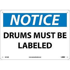 Aluminum Safety Sign 10x7 Danger: Do Not Climb Ladder Authorized Personnel Only Sign In Black/Red On White 7 In H X 10 In W | Plastic ANSI Compliant Workplace Warning Sign