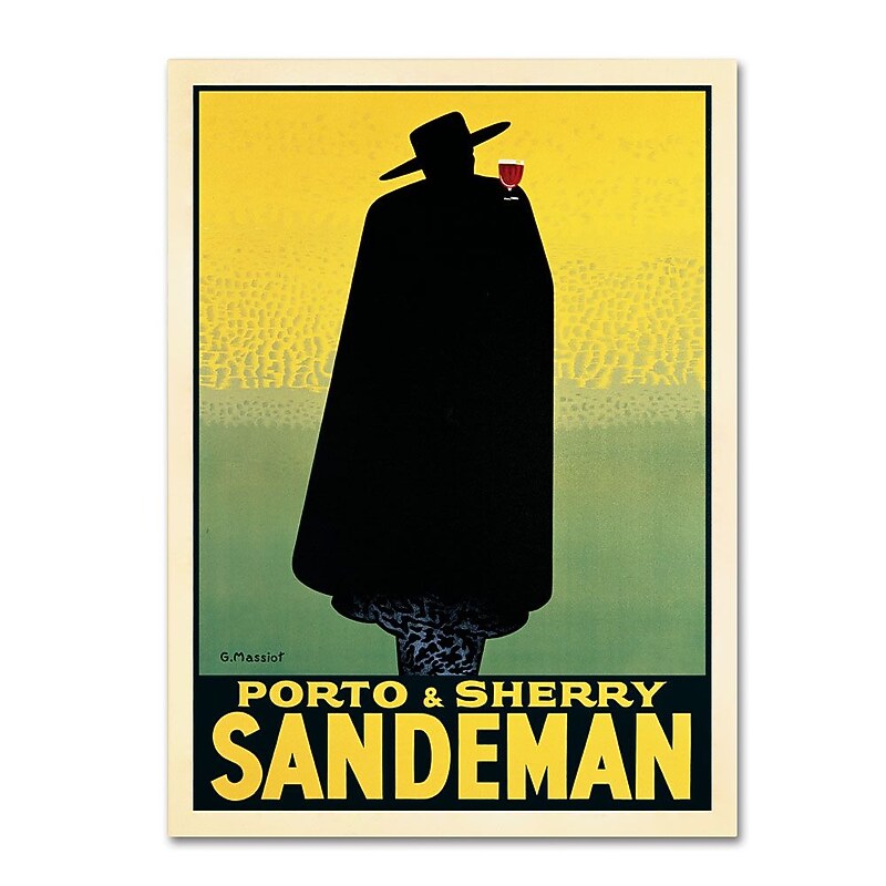 Trademark Fine Art 'Porto and Sherry Sandeman' 14" x 19" Canvas Art image 1