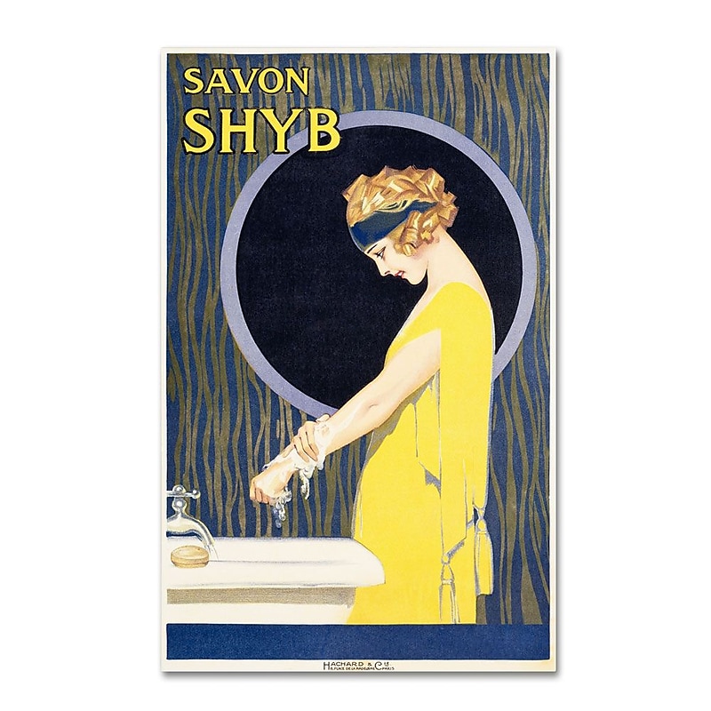 Trademark Fine Art 'Savon S H Y B' 16" x 24" Canvas Art image 1