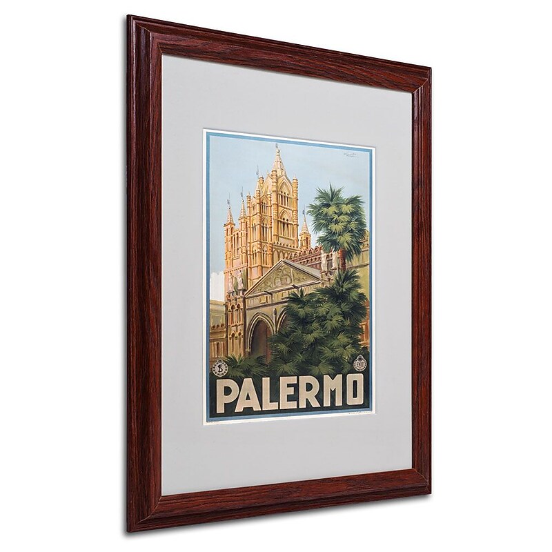 Trademark Fine Art 'Palermo' 16" x 20" Wood Frame Art image 1