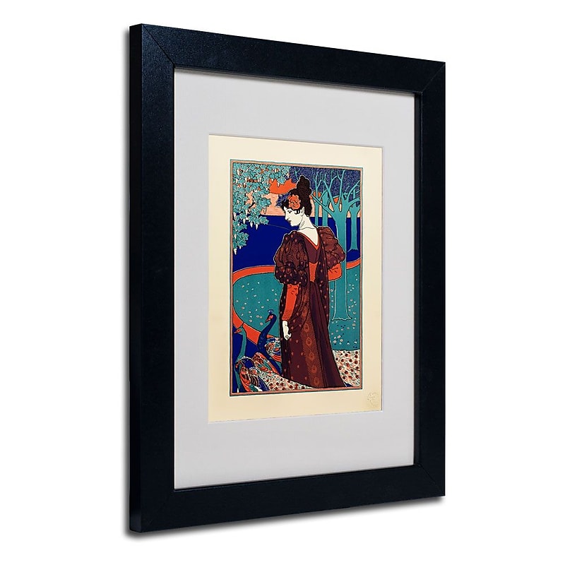 Trademark Fine Art 'Rhead' 11" x 14" Black Frame Art image 1