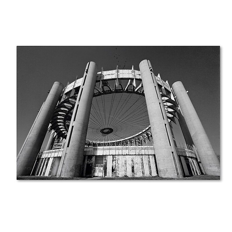 Trademark Fine Art 'Flushing Meadow Worlds Fair' 16" x 24" Canvas Art image 1