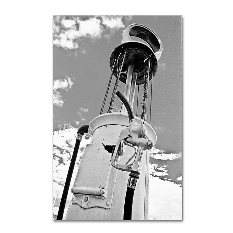 Trademark Fine Art 'Gas Pump' 30" x 47" Canvas Art image 1