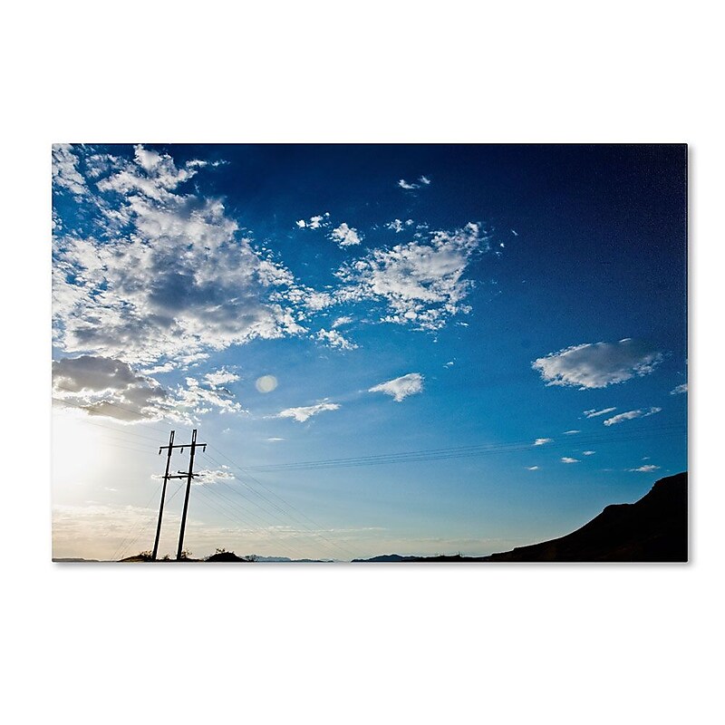 Trademark Fine Art 'God's Country Color Route 66' 30" x 47" Canvas Art image 1