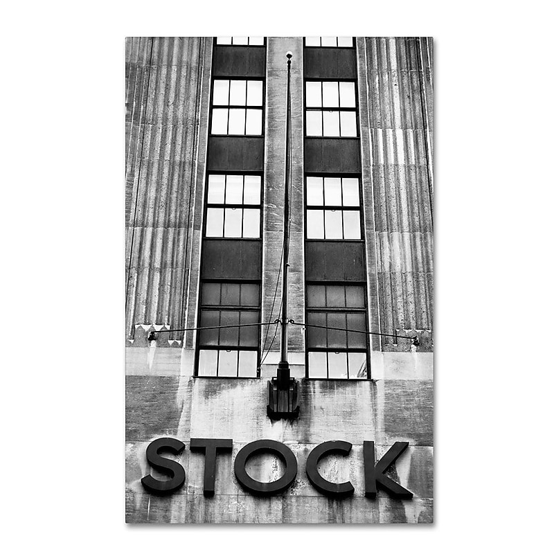 Trademark Fine Art 'Wall Street STOCK' 22" x 32" Canvas Art image 1