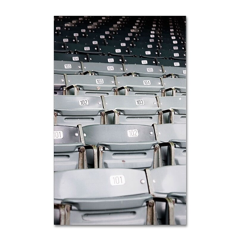 Trademark Fine Art 'Wrigley Chicago' 22" x 32" Canvas Art image 1