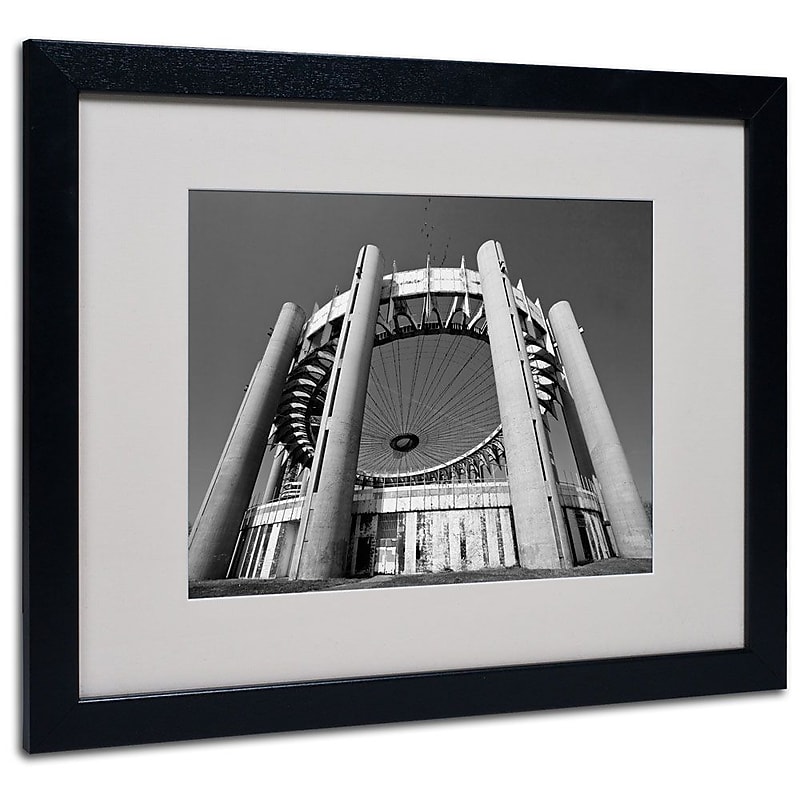 Trademark Fine Art 'Flushing Meadow Worlds Fair' 16" x 20" Black Frame Art image 1