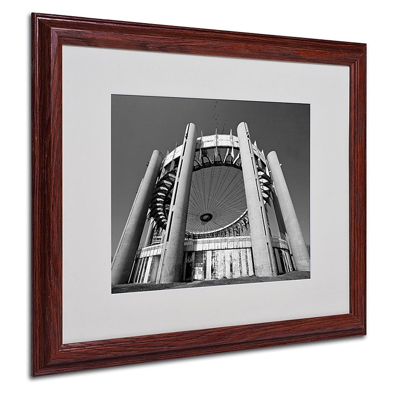 Trademark Fine Art 'Flushing Meadow Worlds Fair' 16" x 20" Wood Frame Art image 1