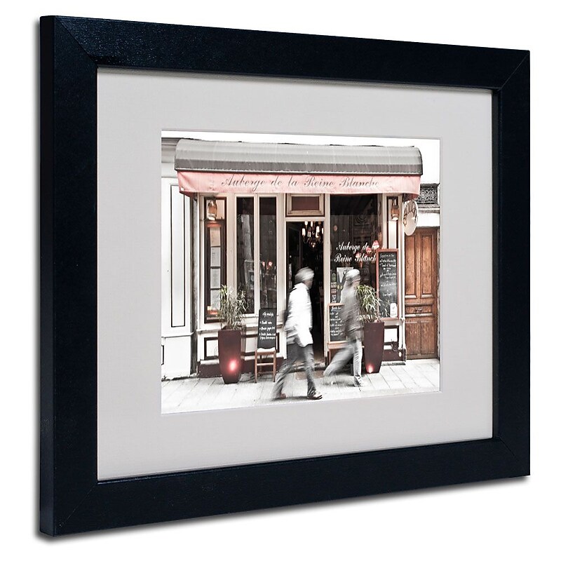 Trademark Fine Art 'Paris Parisian Bakery' 11" x 14" Black Frame Art image 1
