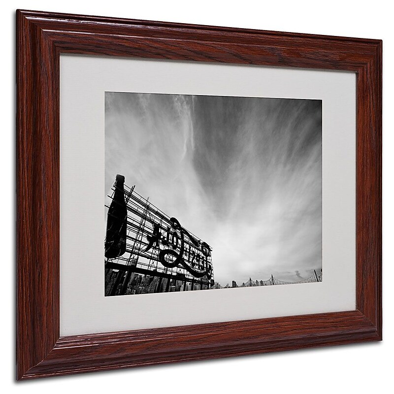 Trademark Fine Art 'Pepsi Cola' 11" x 14" Wood Frame Art image 1